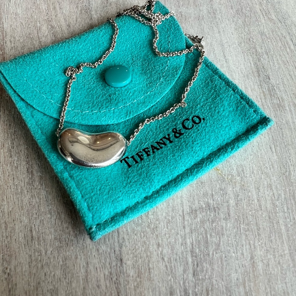 Tiffany & Co. Silver Bean Necklace